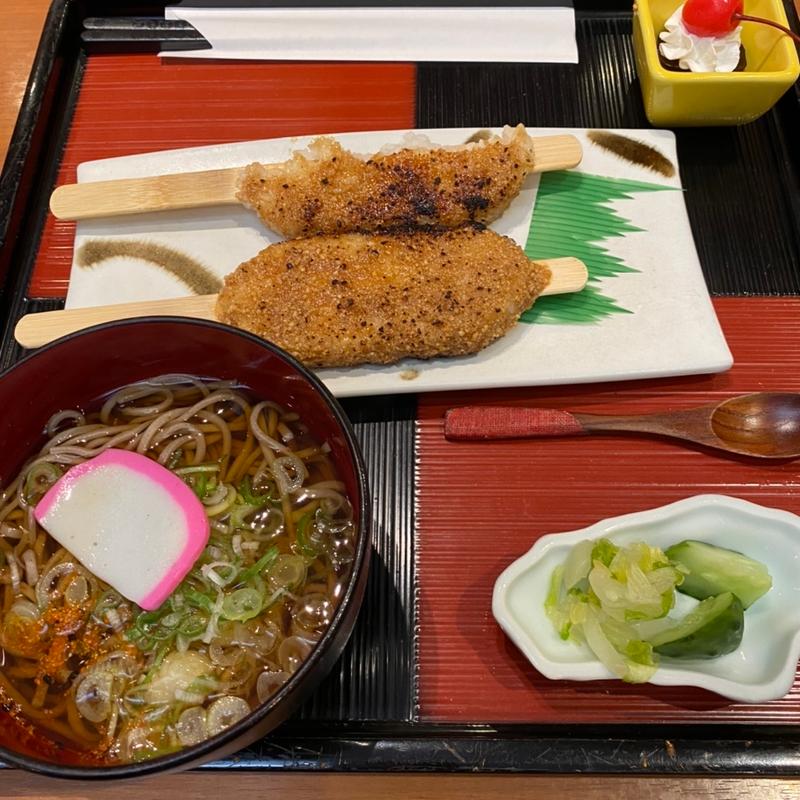 五平もち定食(れすとらん 夕照の里)