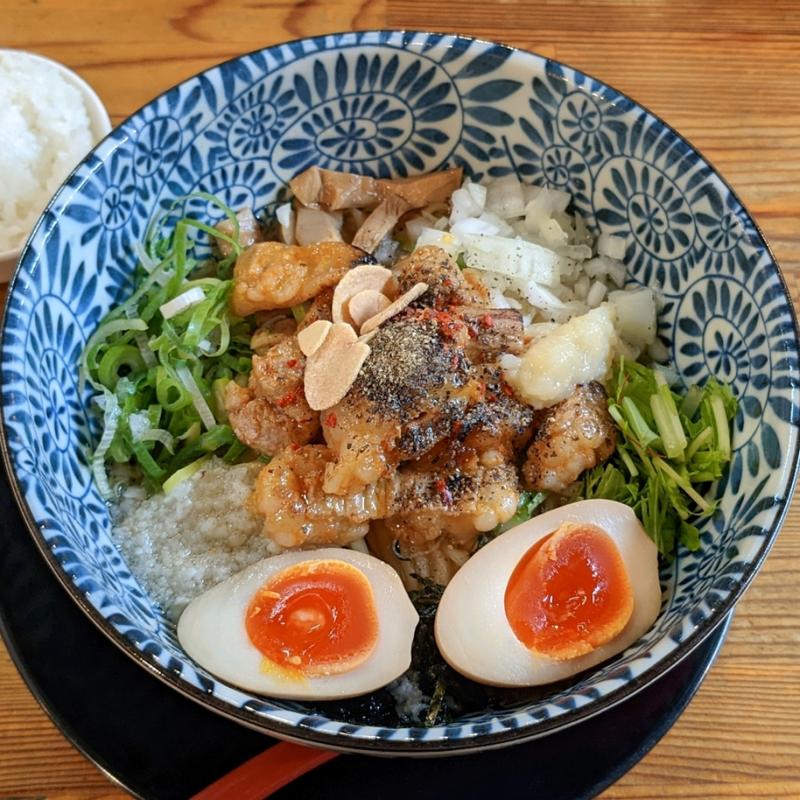 ホルモンまぜそば　追い飯付き(中村商店 高槻本店 )