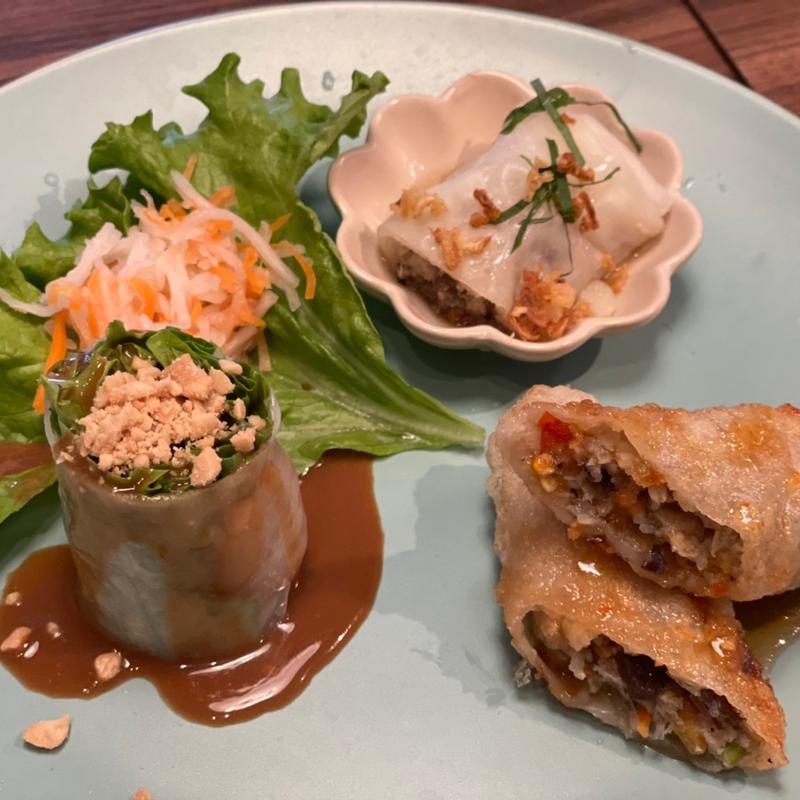 春巻き3種セット(生/揚げ/蒸し)(88 Asia 二子玉川店)