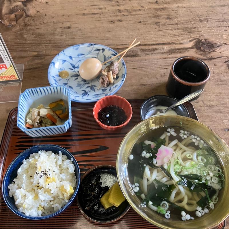 栗ごはん定食(丹波猪村・お食事処)