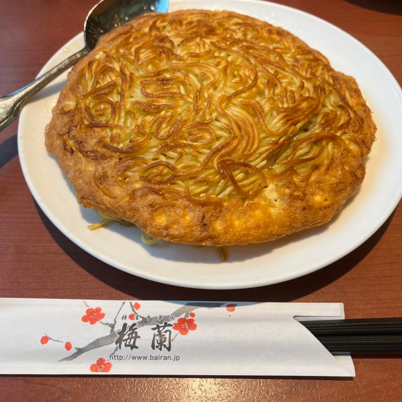 海鮮入り梅蘭やきそば(横濱中華街 梅蘭 上野店)