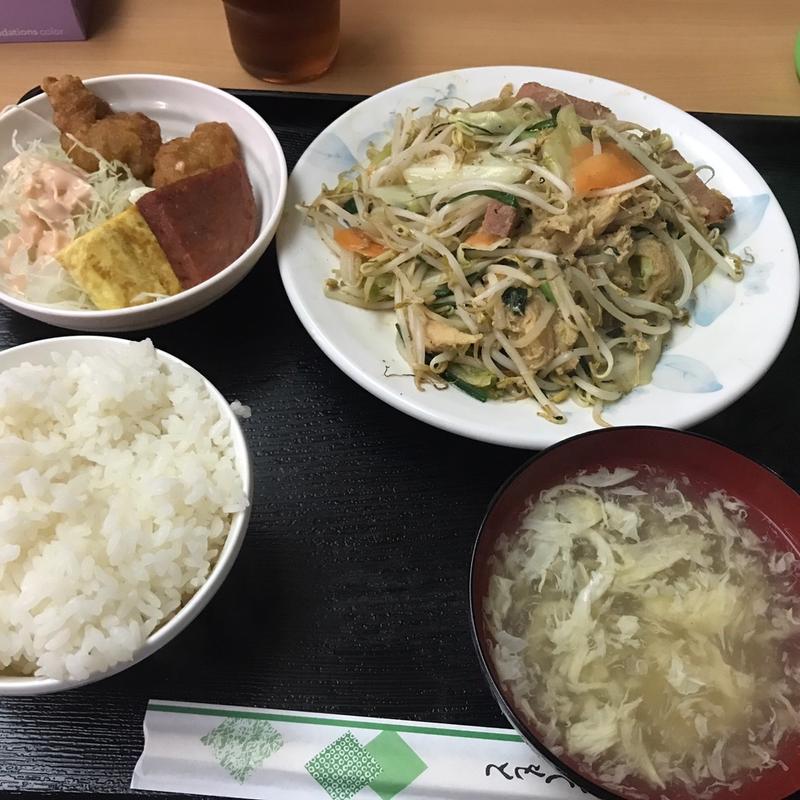 ふーちゃんぷる定食(いちぎん食堂 )