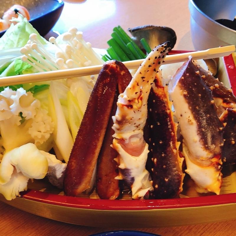 タラバすき(かにの華柳津店)