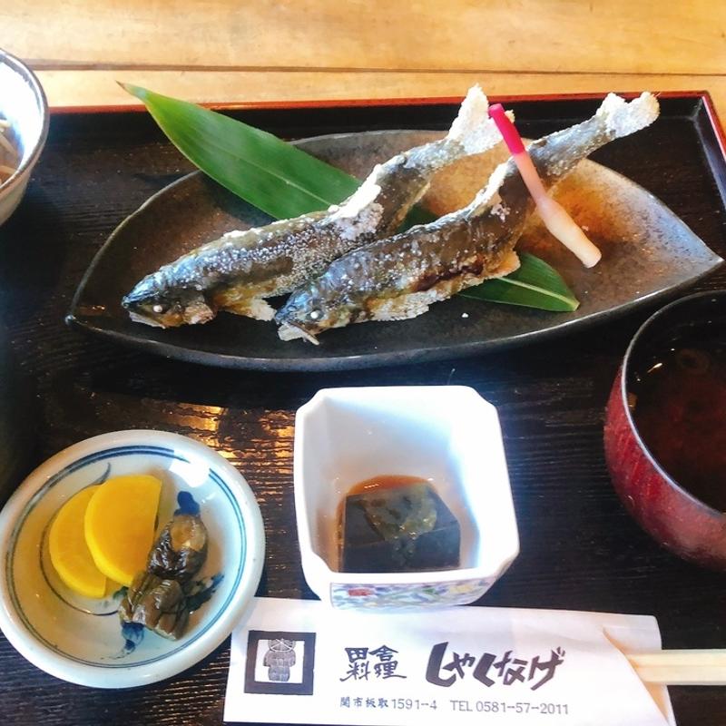 鮎定食(しゃくなげ)