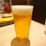 生ビール（プレミアムモルツ）(肉やきとだしと博多うどん中目黒はし田)