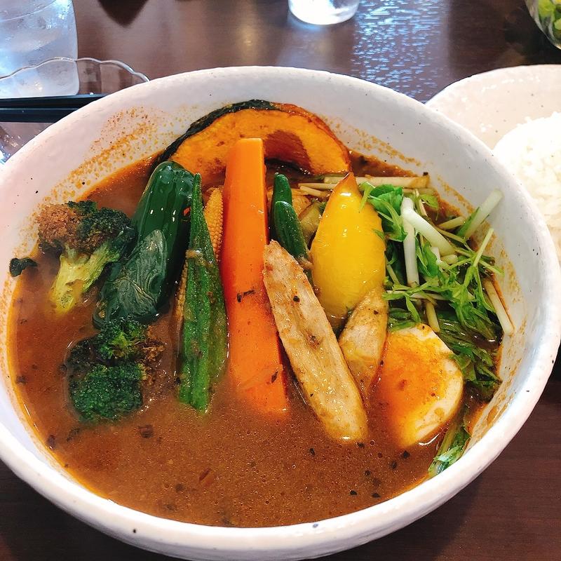 野菜スープカレー(スープカレー専門店 ソウルスパイス Soul Spice)
