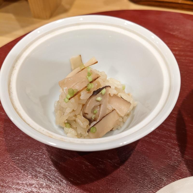 松茸ごはん(旬恵庵 あら垣)