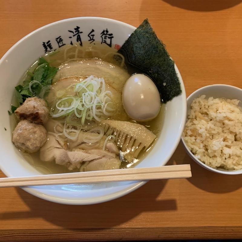 特選淡麗鶏塩そば(麺匠 清兵衛)