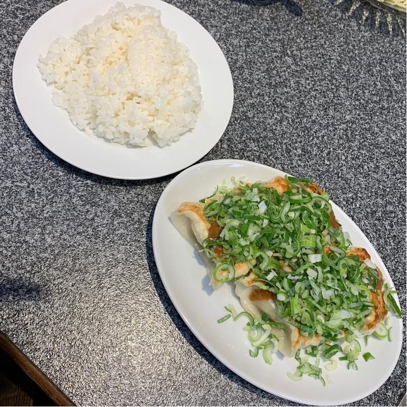 ねぎ味噌餃子  定食 ご飯・スープ付(神田餃子屋 本店 （カンダギョウザヤ）)