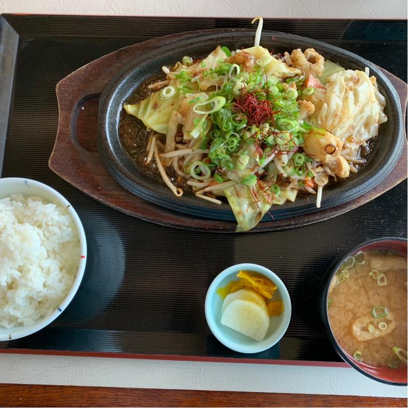 台湾風ホルモン炒め定食(クラブハウスレストラン )