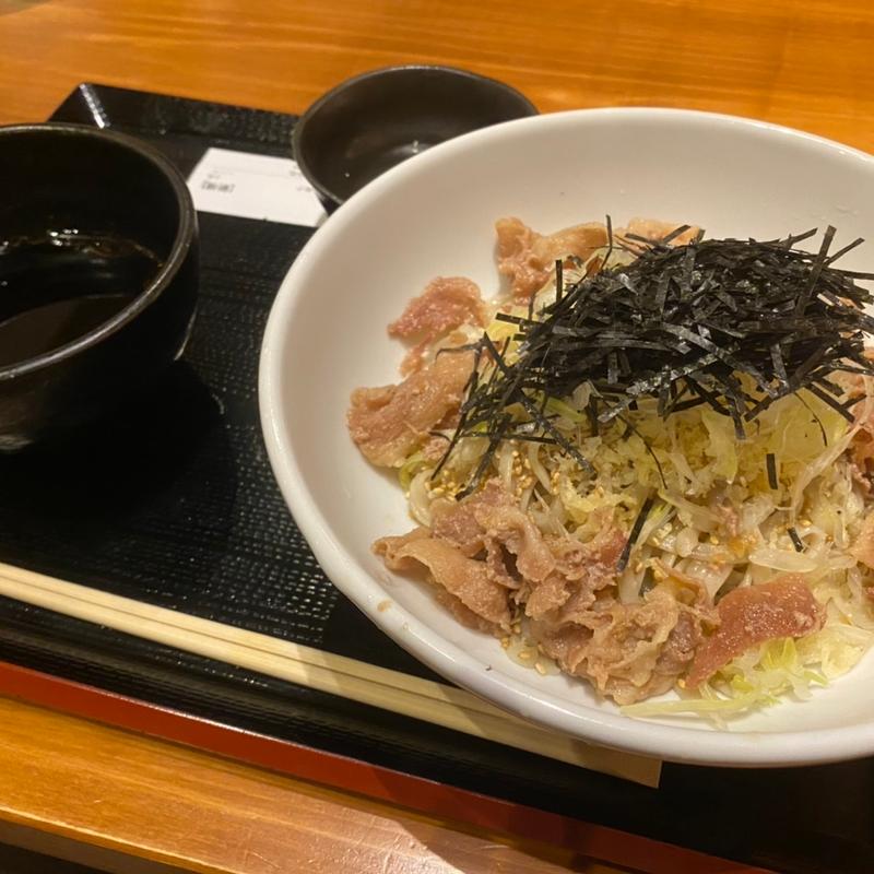 黒紅そば　豚そば(黑船 SOBANZAI)