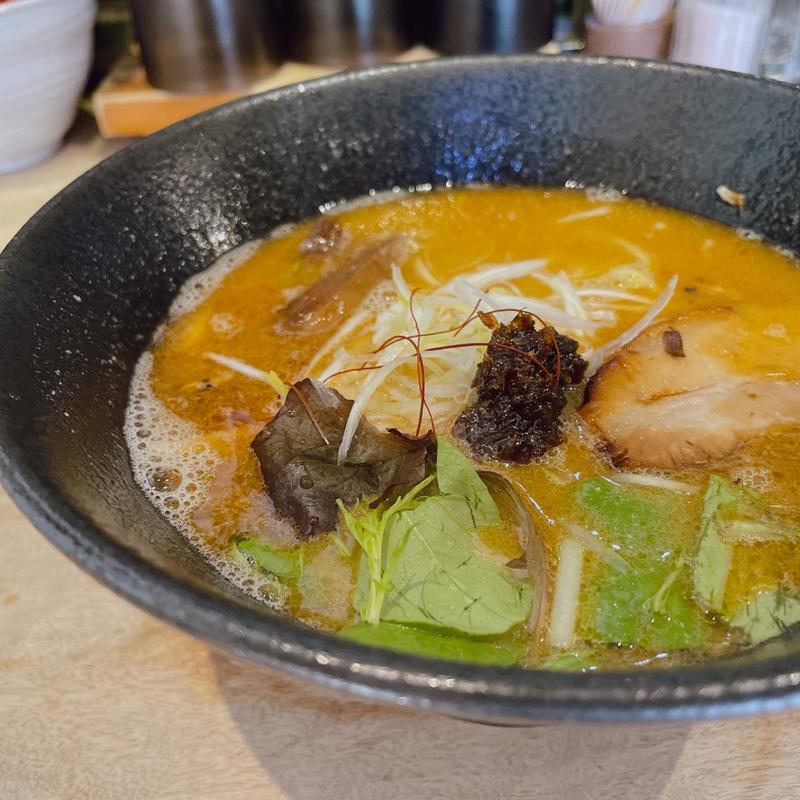 海老ラーメン(俺の創作らぁめん　極や　神保町店)