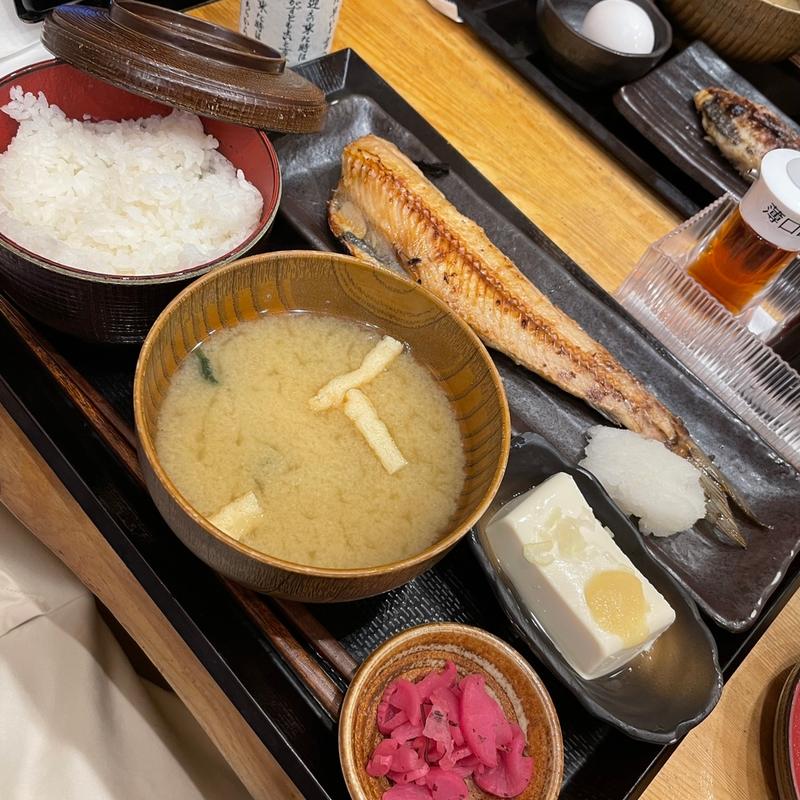 ほっけ定食　半身(しんぱち食堂 池袋店)