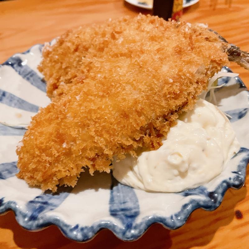 アジフライ(新橋二丁目九番地らんたん)