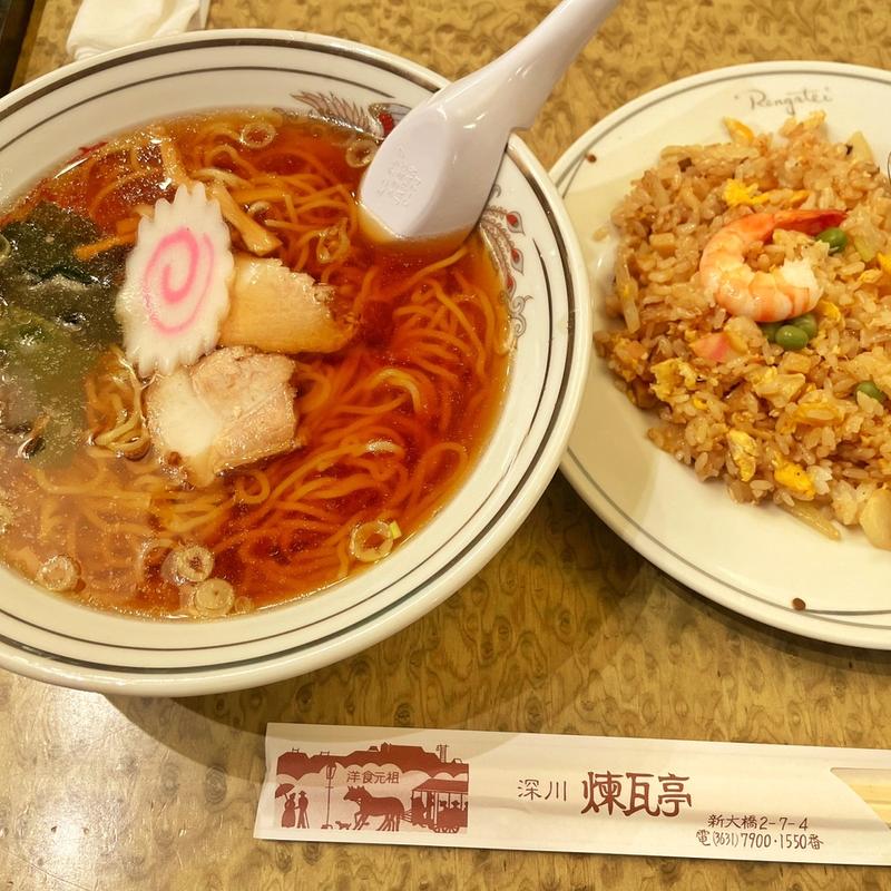 ラーメン(銀座煉瓦亭 深川本店)