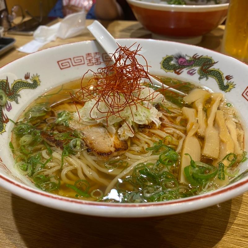 旨辛淡麗中華そば(中華そば 芯せかい エミフルMASAKI店)