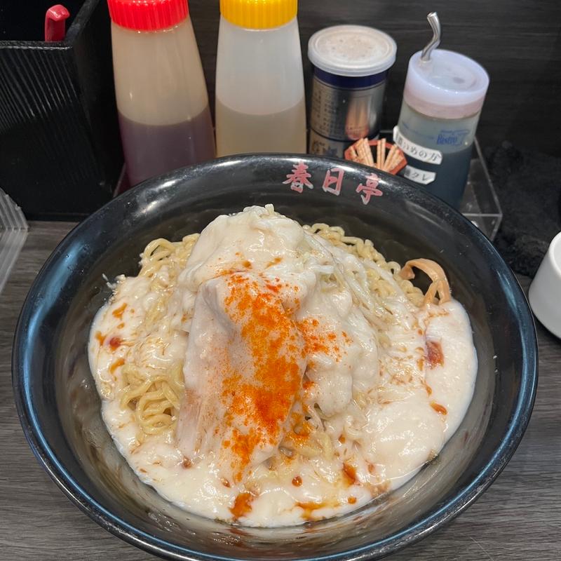 鳥豚油そば　特盛(春日亭 神保町店)