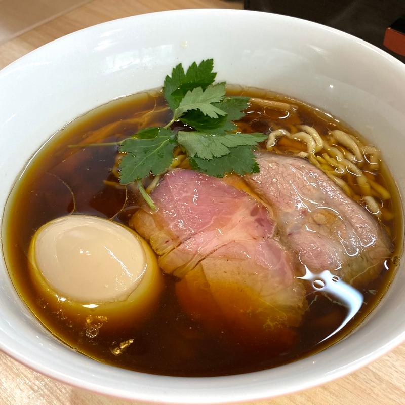 特性鴨だし醤油らーめん(麺堂にしき)