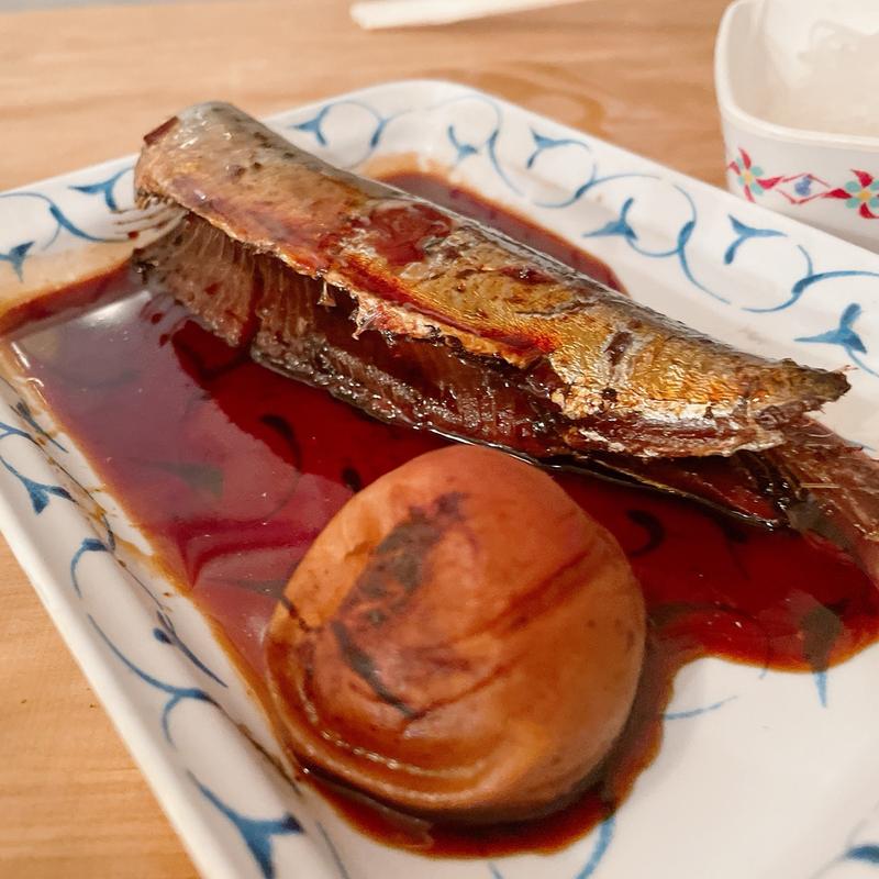 いわしの梅煮(魚熊鮮魚店と立ち飲みぼてふり)