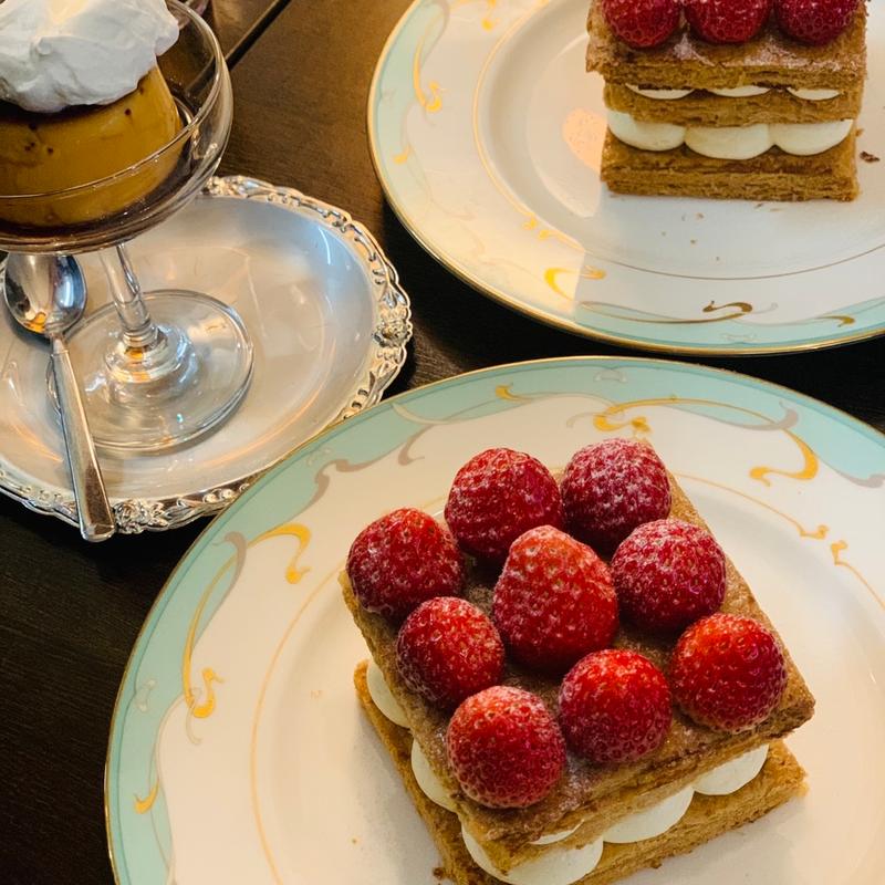 季節のミルフィーユ(Re:s cafebar&sweets リスカフェ)