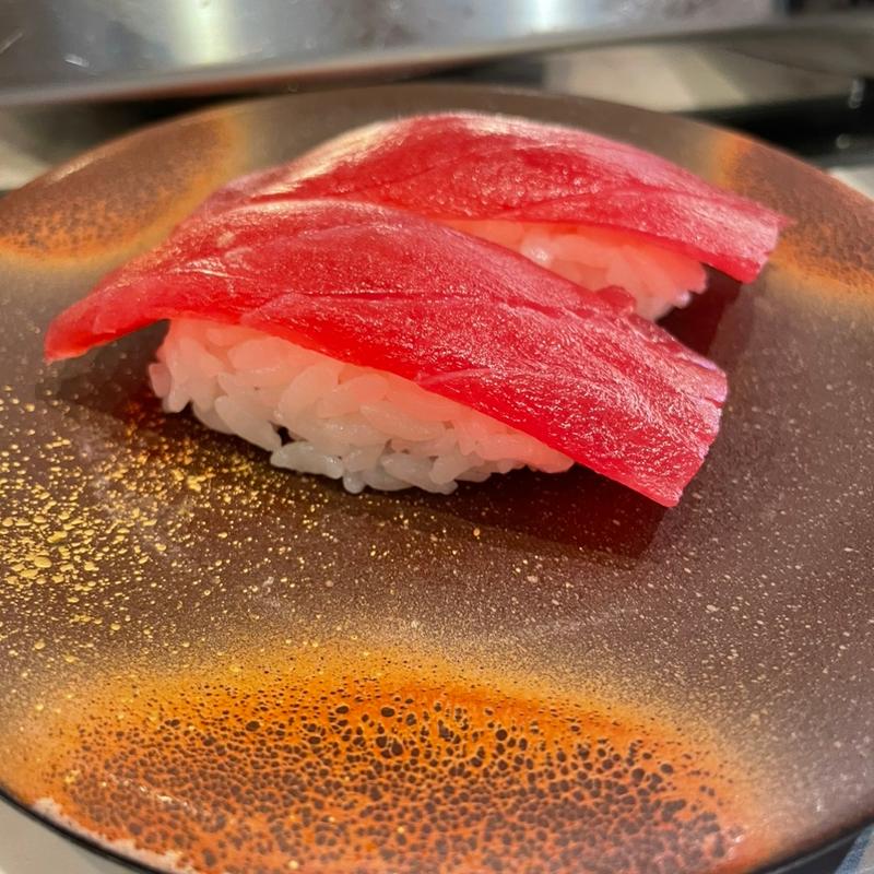 マグロ赤身(廻し鮨 新鮮や 鮎川店)