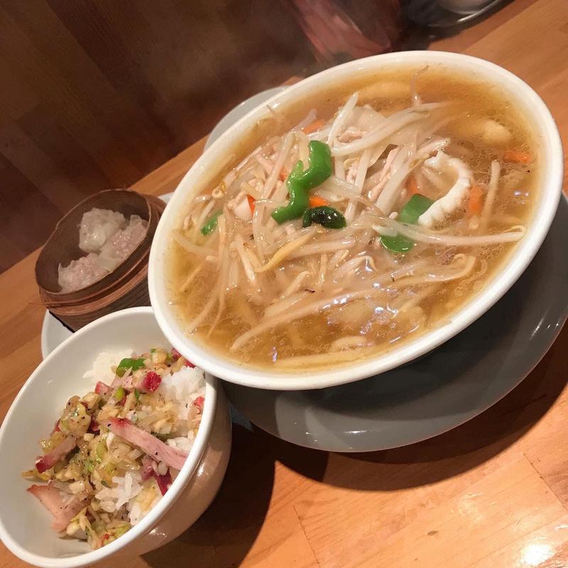 サンマー麺 チャーシュー丼セット(ウミガメ食堂)