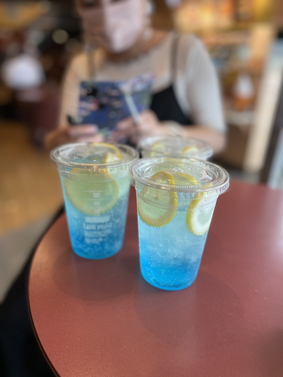 みーこ★more-cats もあねこ　ハイロ　ブルーレモンスカッシュ ブルーレモンスカッシュ(カフェ・ベローチェ 神保町店 （CAFFE VELOCE