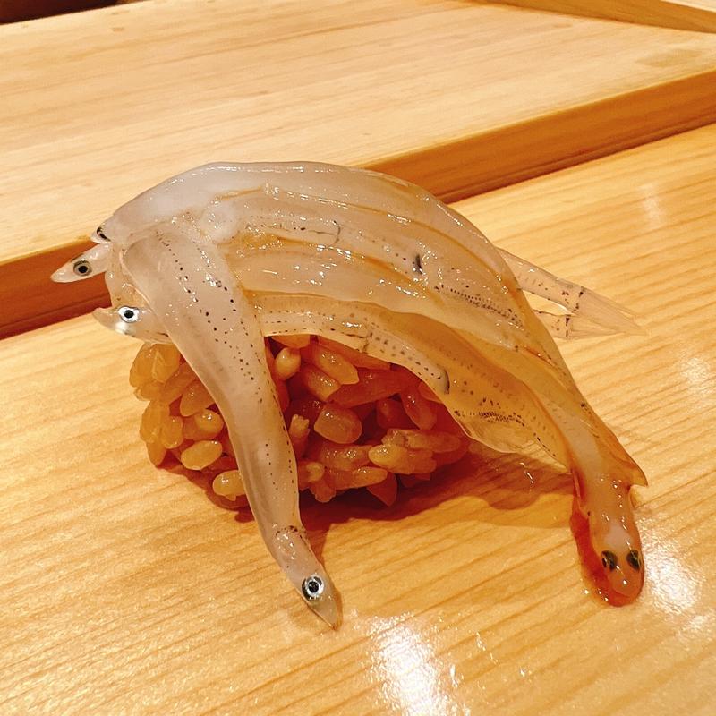 生しらす(すし光琳（コウリン）)