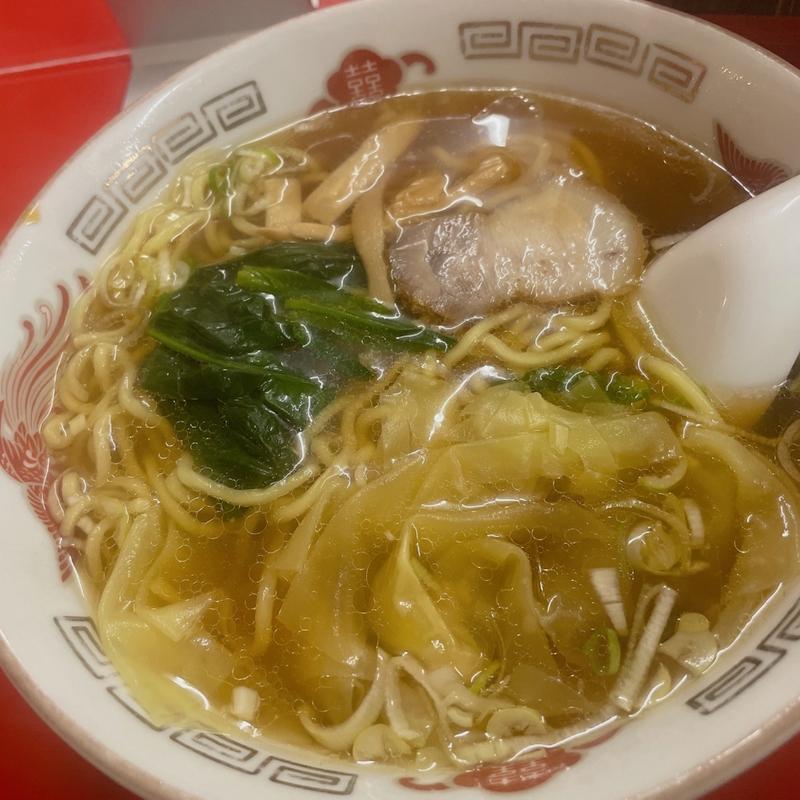 ワンタン麺(餃子の店 蘭州)