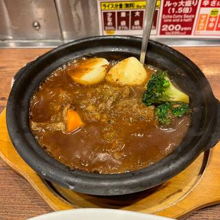 肉2倍牛すじ煮込みカレー(ホットスプーン 西新宿店（Hot Spoon）)