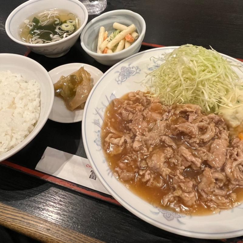 生姜焼きセット(富城屋 )