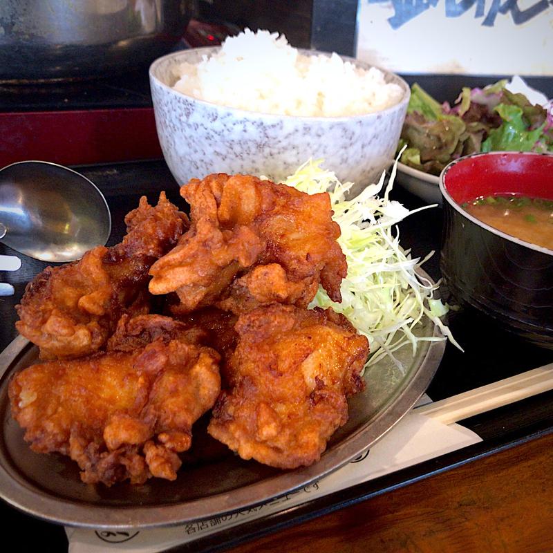 唐揚げ定食(五橋のチキン野郎！周平 )
