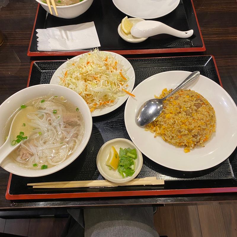 チャーハンセット(コム・ヴィエト・クアン)