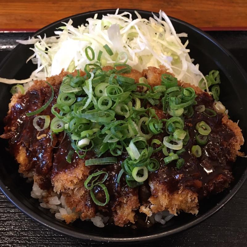 ねぎ味噌かつ丼(明治亭)