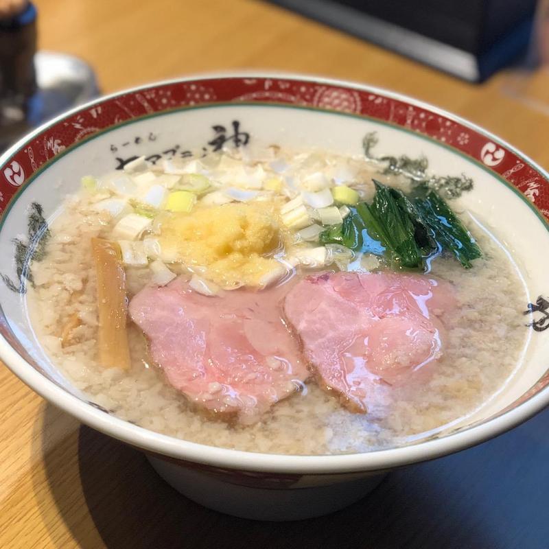 背脂生姜塩ラーメン(セアブラノ神 壬生本店)