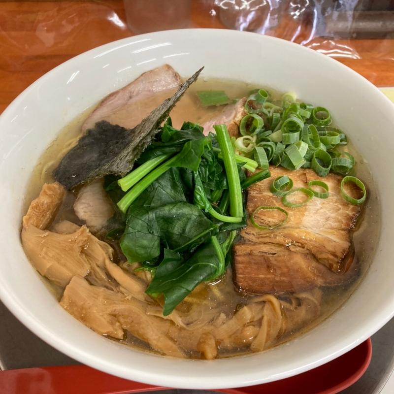 和節と昆布のみで仕上げたしっかり和風中華そば塩(栃木中華そば 神志)