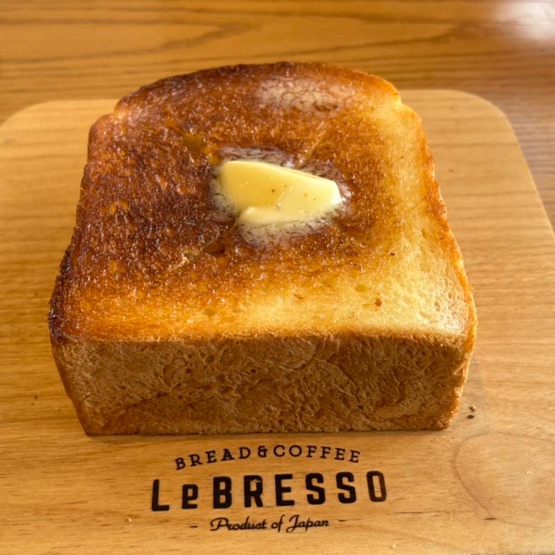 厚切りバタートースト(レブレッソ金沢寺地店)