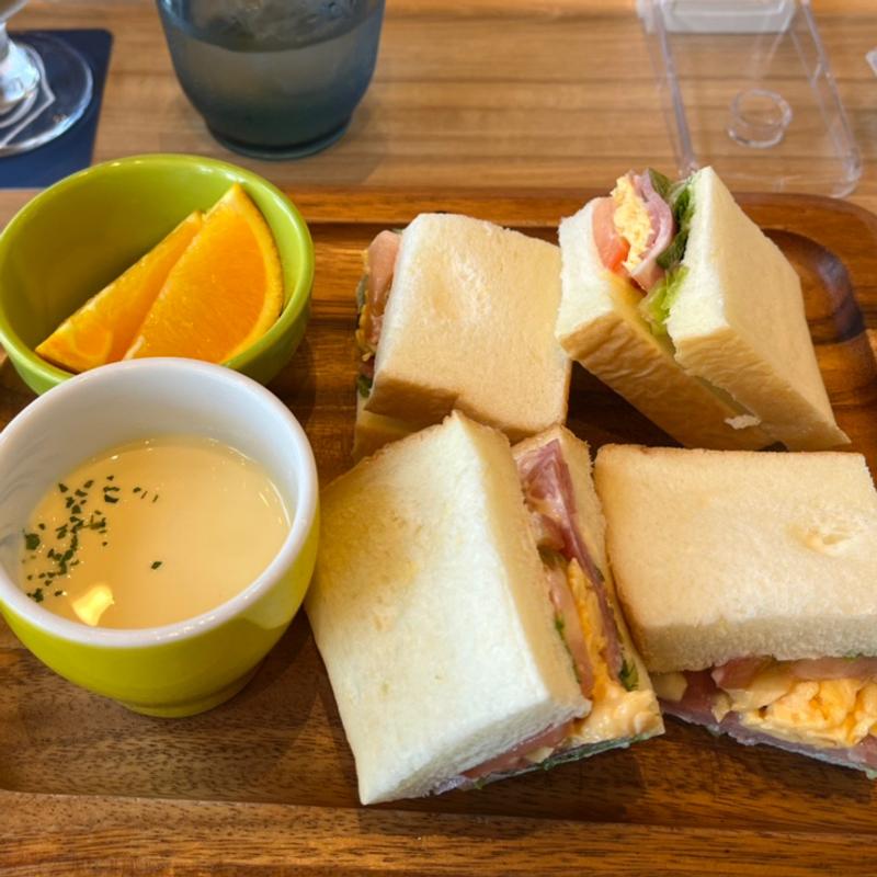 ミックスサンドモーニング(からふね屋珈琲　 山科店 )