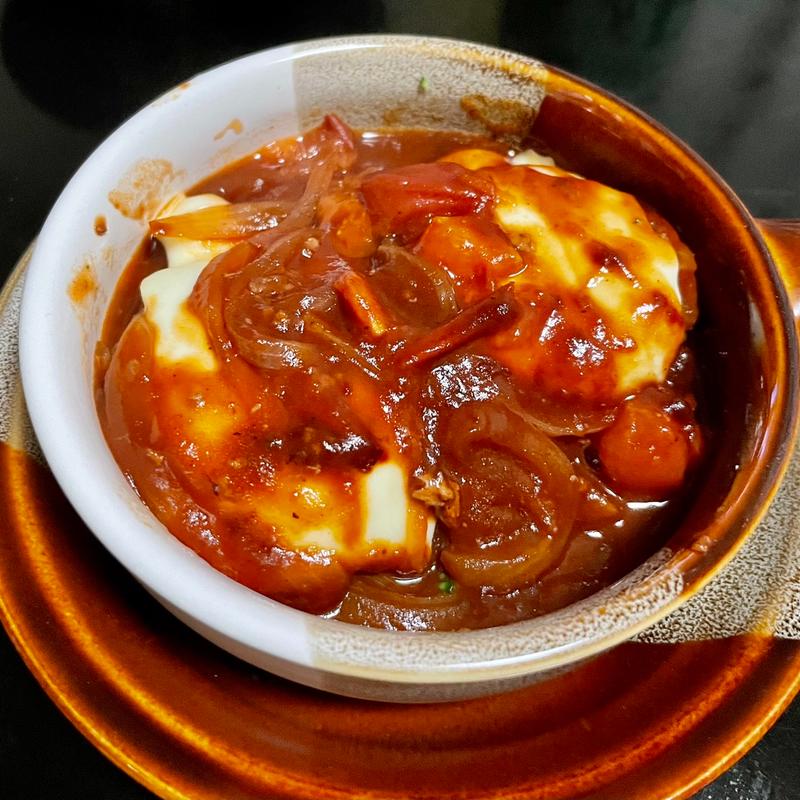 チーズ煮込みハンバーグ🍎(トライアル八千代店食料品売り場)