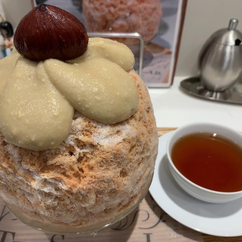和栗のロイヤルミルクティー(ティースイーツラボコンテナート南新宿店)