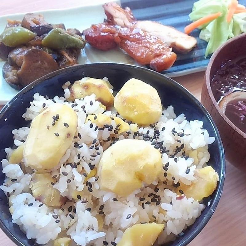 栗ご飯(カフェ・ド・ラパン )