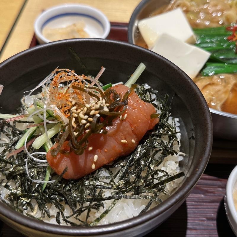 明太丼(ハーフ)(蟻月 池袋東武店)