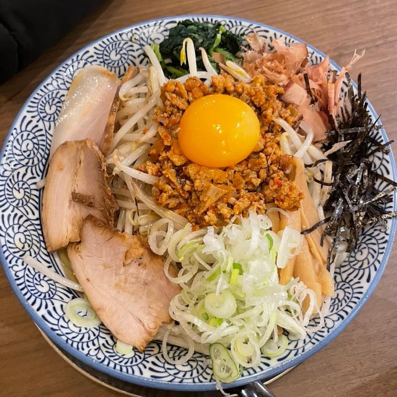 まぜそば追い飯付(ラーメン赤シャモジ 桜木店)