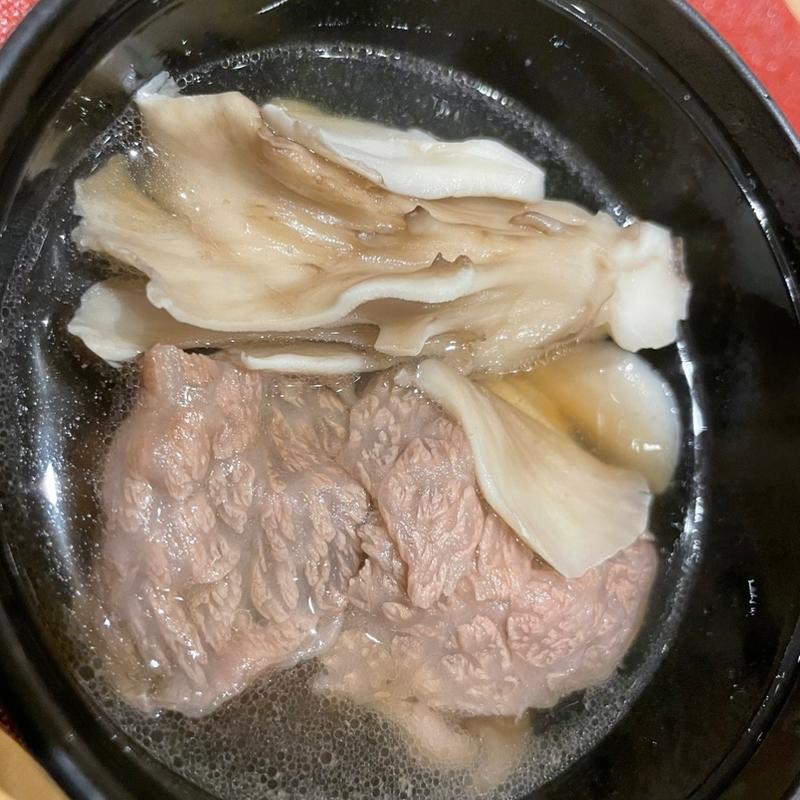 和牛と舞茸のお吸いもの(やたい家 )