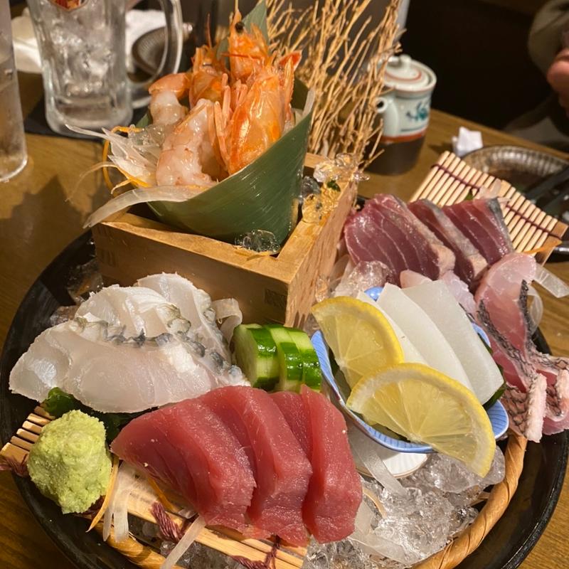 刺身5点盛り(炭火焼き×旬の馳走と旨い酒 肴家あうん)