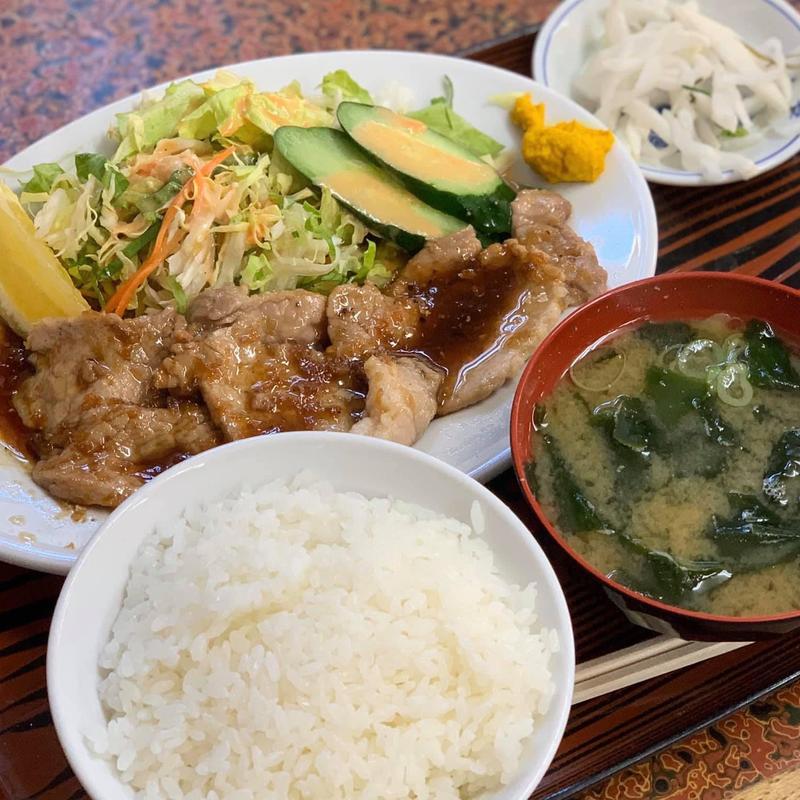 焼肉定食(中華丸長)