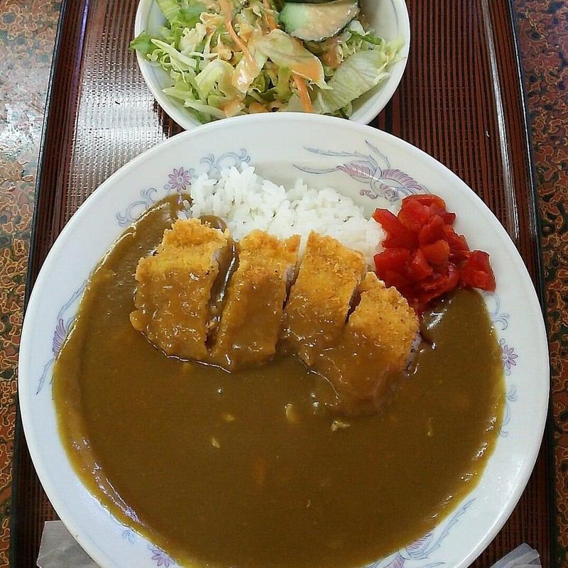 カツカレー(中華丸長)
