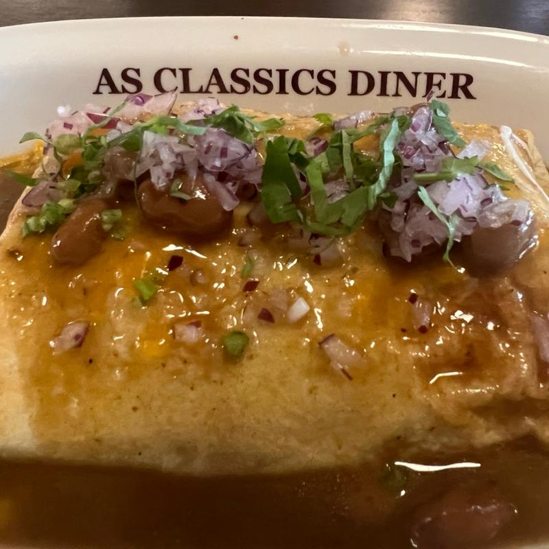 ビーフグレービーウェットブリトー(エーエス クラシックス ダイナー KOMAZAWA)