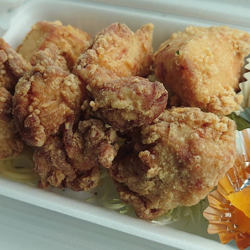 からあげ弁当(モモ+ムネ)6個(鶏笑 坂東店)