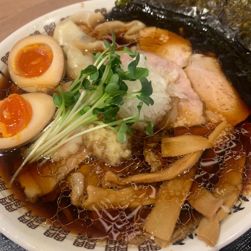 特製ワンタン肉そば　醤油(NEW OLD STYLE 肉そば けいすけ ららぽーと海老名店)